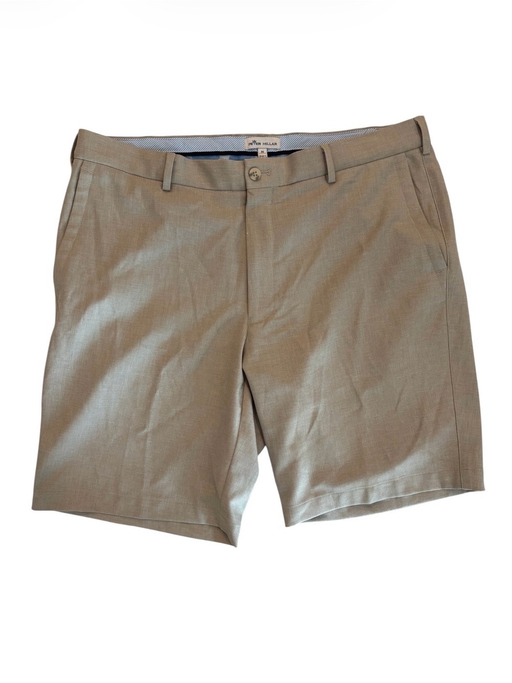 Peter Millar Men's Khaki Performance Stretch Shorts